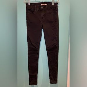 Levi’s 710 Super Skinny Women’s Jeans Black Size 25 Short